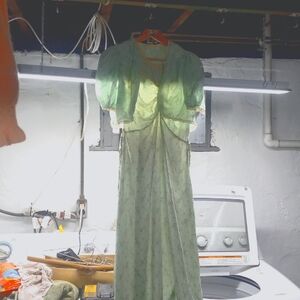 Vintage pajamas with cape top.